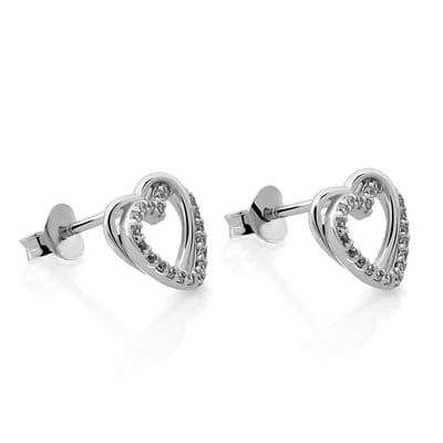 Orphelia 'Ariana' Dames 925 Sterling Zilveren Oorbellen - Zilver ZO-7482
