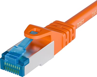Qost - CAT6A 10G internetkabel - LSZH / UTP - 10 Gbps / 500 MHz - RJ45 Connectoren - Patchkabel / Netwerkkabel - 0.15 meter - Oranje
