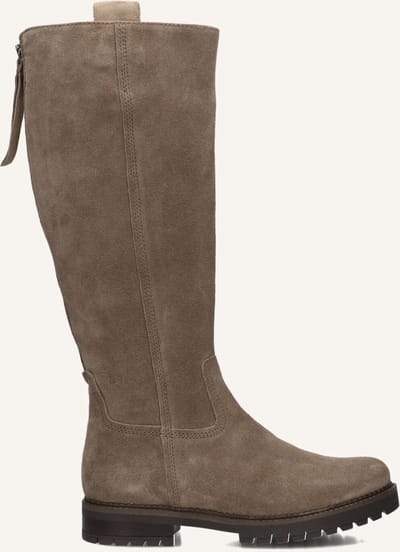 Gabor 727 Laarzen - Suède - Dames - Taupe - Maat 37