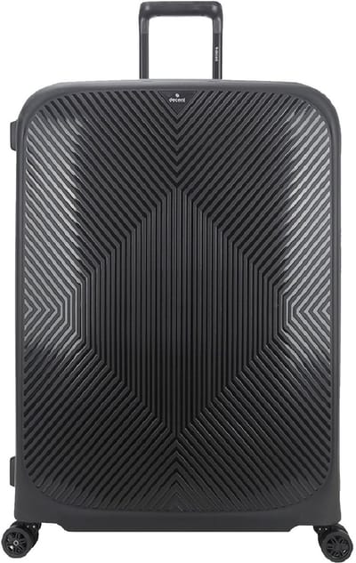 Decent Axiss-Fix Spinner TSA Reiskoffer vaste sluiting 110 liter – Grote maat koffer 78x54x33 – Reiskoffer met wielen - Lichtgewicht koffer – Reiskoffer groot - Veilig TSA Cijferslot – Zwart