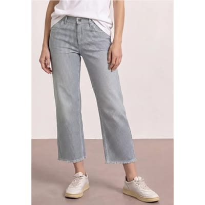 Straight Legs jeans met strepen