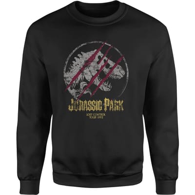 Jurassic Park Lost Control Sweatshirt - Zwart - S