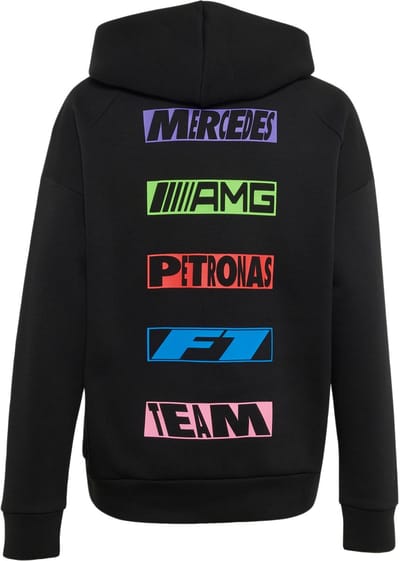 Adidas Performance Mercedes - Amg Petronas Formula 1 Team Lights On Hoodie - Kinderen - Zwart