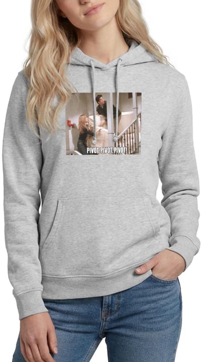 Friends Piivot Meme Hoodie Dames