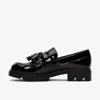 Teala Loafer Zwarte Patenten Schoenen