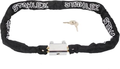 Sterk Kettingslot Gehard Staal 120 cm met Beschermhoes