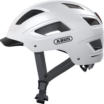 Fietshelm ABUS HYBAN 2.0 polar white XL - 58-63 cm - wit - Geschikt voor gebruik op elektrische fietsen - stadsfietsen - 510 g