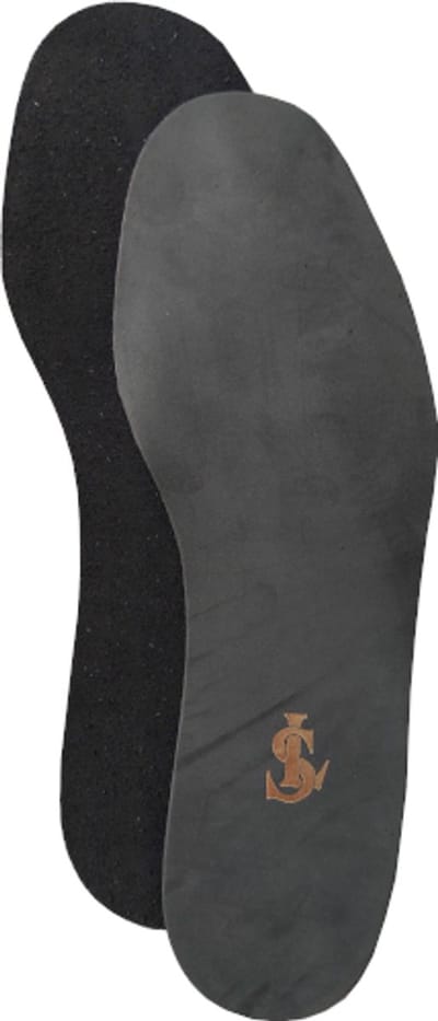 SL Leren Inlegzool - Inplakzool - Echt Leder - Grijs - Op Maat te Knippen - Maat 36 t/m 42 (36-37-38-39-40-41-42)