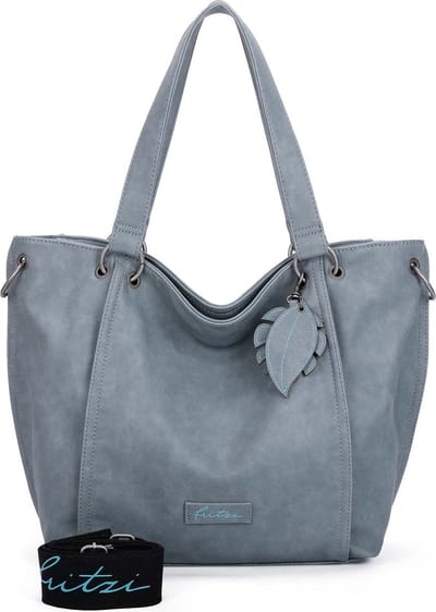 Fritzi aus Preußen Shopper Schoudertas Eco Fritzi02 Sky Blauwgrijs
