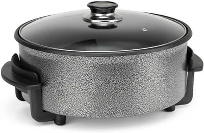 Elektrische Kookpan - Multicooker - Veelzijdig Koken - Anti-aanbaklaag - 5 Liter - Zwart
