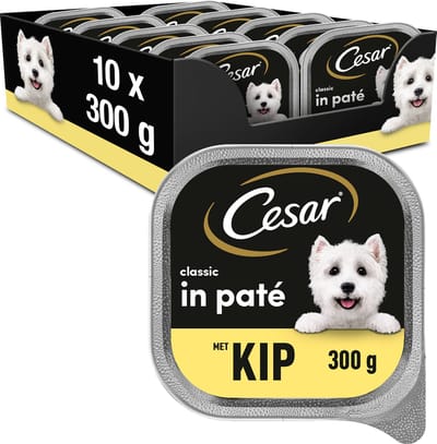 Cesar Hondenvoer Classic - Kip in Paté - Maaltijdkuipjes 10x300g