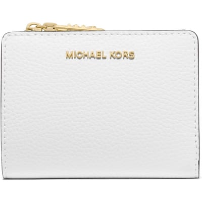 Michael Kors Medium Snap Coin Billfold Optic White Size: OS | Handbags Outlet | Dames | Wit
