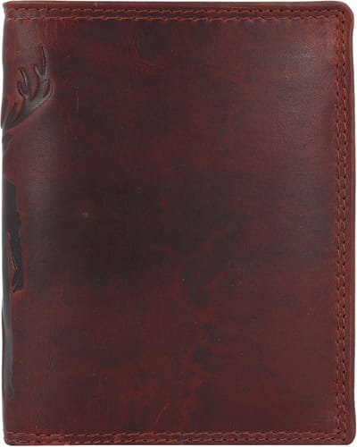 Jack Kinsky Monterey Portemonnee RFID-bescherming Leer 10.5 cm - Jongens - Staand formaat - cognac