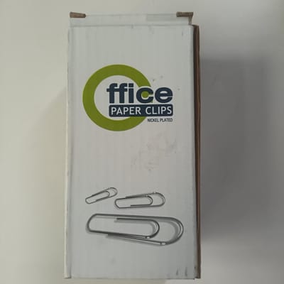 PAPERCLIPS 26MM 1000 STUKS FORPUS STAAL VERNIKKELD