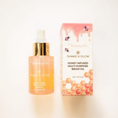 SHAKE & GLOW HONEY INFUSED MULTI PURPOSE BROW OIL 30ml