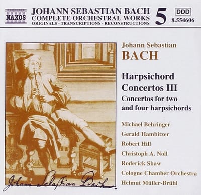 Cologne Chamber Orchestra, Helmut Müller-Brühl - J.S. Bach: Harpsichord Concertos III (CD)