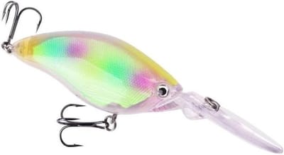 Visaas Wobbler - Kunstaas Crankbait - Vissen Baars - Natuurgetrouwe Zwembeweging - 11 cm 18 g - Veelkleurig