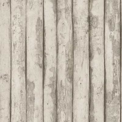 Homestyle - Behangpapier - Houten Planken - Behang - Grijs - 0,53 x 10 M.