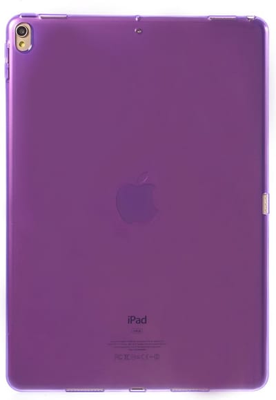 Peachy Doorzichtige geschikt voor iPad Air 3 (2019) & iPad Pro 10.5 inch TPU case - Paars