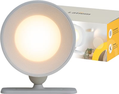 Latium Oplaadbare Wandlamp voor Binnen - Dimbaar en te Bevestigen zonder Boren - USB Oplaadbaar - 3 Lichtkleuren - Wit