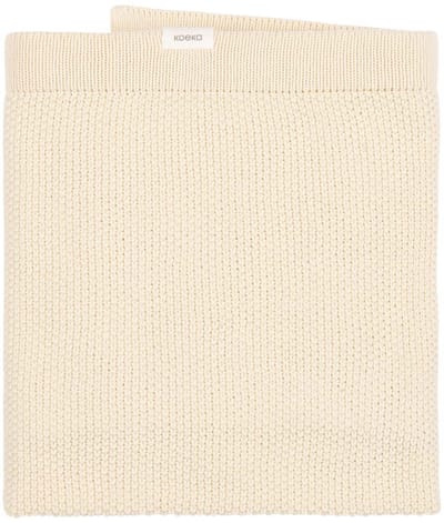 Koeka ledikantdeken Lisbon powder white 100x140
