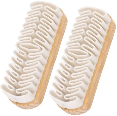 Dailygoods- Suède Borstel - Schoenborstel voor buiten - Uitpoetsborstel - Suède borstel voor schoenen - Schoenborstel set - 2-pack