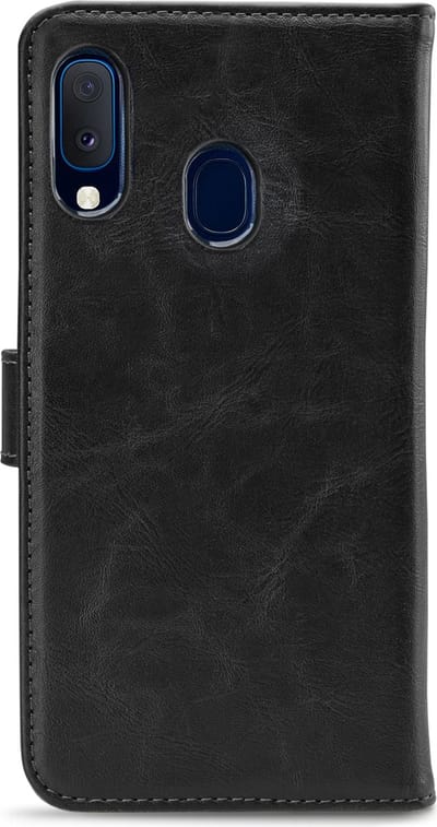 My Style Telefoonhoesje geschikt voor Samsung Galaxy A20e Hoesje | My Style Flex Wallet Bookcase Portemonnee | Pasjeshouder voor 3 Pasjes | Telefoonhoesje voor Pinpas / OV Kaart / Rijbewijs - Zwart