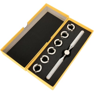 Kit d'outils de réparation pour ouvre-boîtier arrière de montre, clé de retrait, matrices, pour Rolex Oyster black