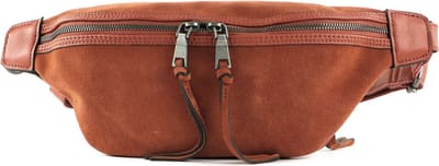 FREDsBRUDER Leren Gordeltas Sylvin Bumbag Brick Rood