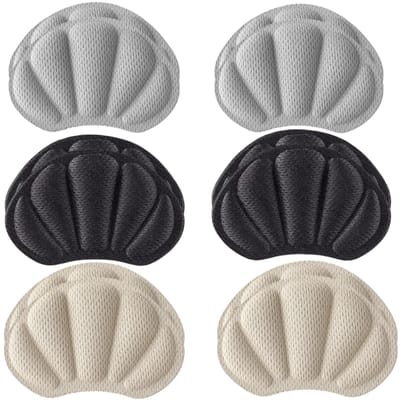 Dailygoods- Hielkussens Dikke 12 Stuks - Hielkussentjes - Zelfklevend - Antislip - Bescherming - 9 x 5 cm - Inlegzolen