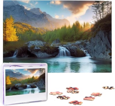 Landschap Puzzel - Legpuzzel Volwassenen - Ontspannen Thuis - Anti-krul Techniek - 1000 Stukjes - Natuurlandschap