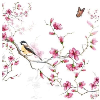 Servetten Bird & Blossom 33cm