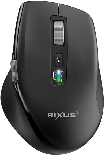 Rixus RXWM05B Aero Max Mouse Black