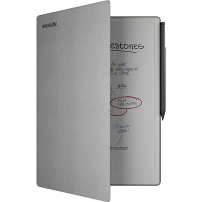 reMarkable Paper Pro Polymer Weave Book Folio Grijs