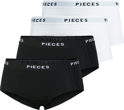 Pieces Boxershorts PCLOGO LADY 4-pack