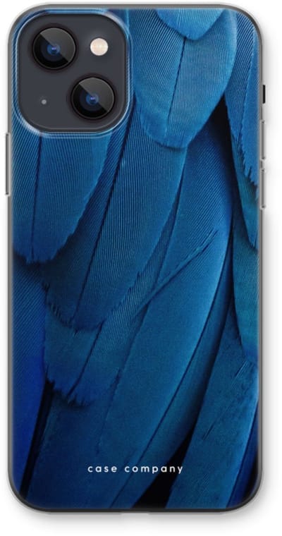 Case Company® - Hoesje geschikt voor iPhone 13 mini hoesje - Pauw - Soft Cover Telefoonhoesje - Bescherming aan alle Kanten en Schermrand
