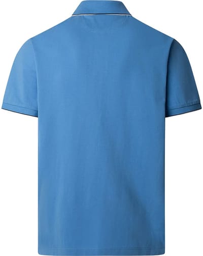 Hackett Heritage Tipped Korte Mouw Poloshirt Blauw S Man