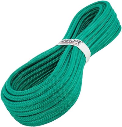 Polypropyleen Touw - Gevlochten Koord - Bevestigen & Zekeren - 16x Gevlochten Constructie - 14mm Diameter 10m - Groen