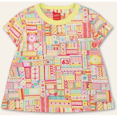 Oilily Twinz T-Shirt- maat104/4yr Sunny Lime