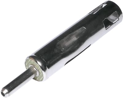 Dailygoody - Din Stekker Mannelijke Antenna Aansluiting - Solderen - Zilver - Auto Autoradio - Adapter Connector - Recht