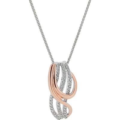 Orphelia 'Elsia' Dames 925 Sterling Zilveren Ketting met Hangertje - Zilver ZH-7027