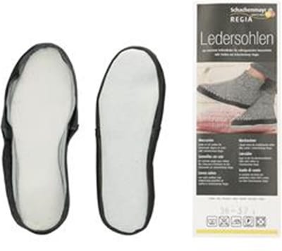 Leder zooltjes Regia maat 30/31