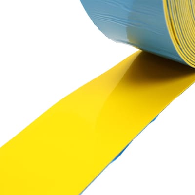 Weerbestendige vloertape - Rood - 3000 cm x 50 mm x 1,3 mm- Vlak - Polyethyleen met hoge dichtheid (HDPE) - 1,3 mm - Voor binnen & buiten