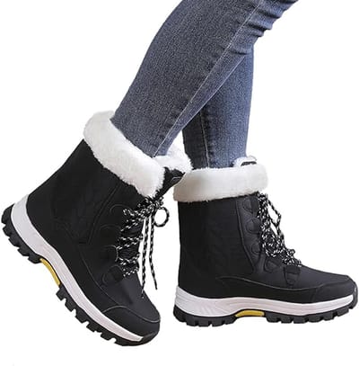 Sport Wintersport Sneeuwschoenen Sneeuwlaarzen Snowboots - Winterlaarzen voor dames - Waterdicht bovenwerk - Antislipzool - Verdikte voering van puur katoen - Beschermt effectief tegen vocht en kou in de winter-40 maat