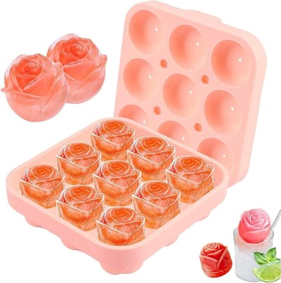 Siliconen ijsblokjesvorm met deksel - Herbruikbare ijsblokjes tray voor cocktails, fruit en ijscrème