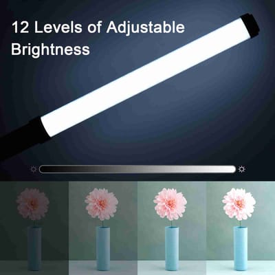 Draagbare RGB Lichtbuis LED Videolamp Staaf 2500K 5500K 9900K Dimbaar 7 Kleurrijke Lichteffecten Ingebouwde Batterij voor wit