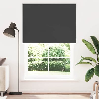 vidaXL - Rolgordijn - verduisterend - 150x210 - cm - stofbreedte - 146,6 - cm - zwart