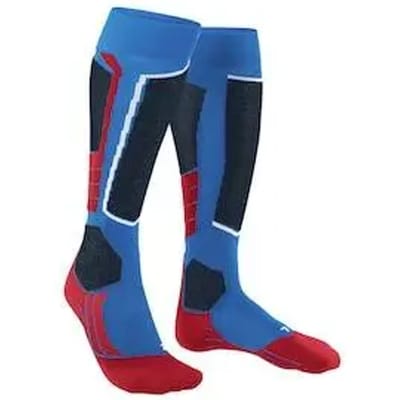 FALKE SK2 warm dik lyocell functioneel materiaal skisokken heren blauw - maat 42-43
