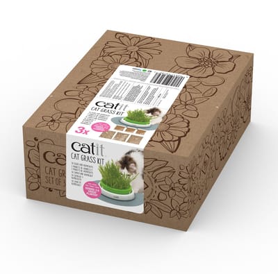 Catit Senses 2.0 Grass Kit - Kattengras Navuling - 3 zakjes