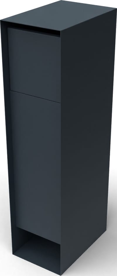 Geroba pakketbrievenbus Pakun antrasietgrijs (RAL7016) - 300 x 450 x 1200 mm